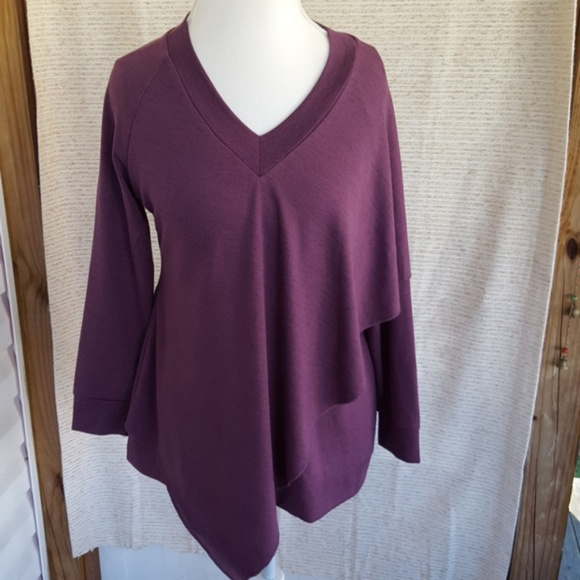 Soft Surroundings Petite Madeline Draping Tunic - Picture 3 of 8
